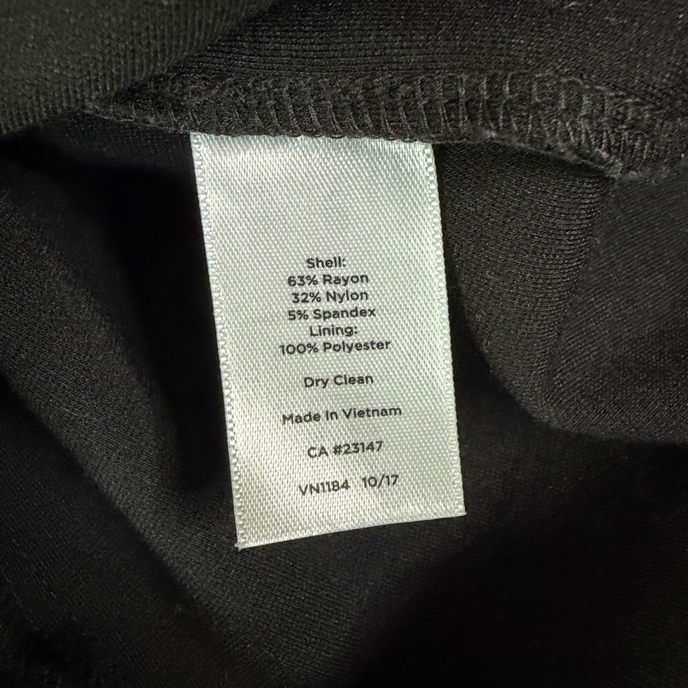 Talbots Scalloped Neckline Ponte Sheath Dress Size 16 Minimalist Event Staple - Picture 6 of 10
